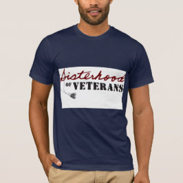 Sisters of Veterans Military Pride Design T-Shirt