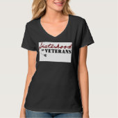 Sisters of Veterans Military Pride Design T-Shirt (Vorderseite)
