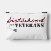 Sisters of Veterans Military Pride Design Zubehörtasche (Vorderseite)