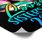 Sisters On The Loose Sisters Trip 2026 Funny Summe Poster (Ecke)