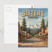 Sisters Oregon Postkarte (Vorne/Hinten)