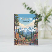 Sisters, Oregon Postkarte (Stehend Vorderseite)