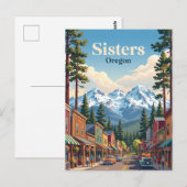 Sisters, Oregon Postkarte (Vorne/Hinten)