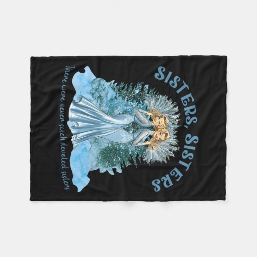 Sisters Pajamas Holiday White Christmas Movie 1954 Fleecedecke (Vorderseite (Horizontal))