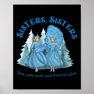 Sisters Pajamas Holiday White Christmas Movie 1954 Poster