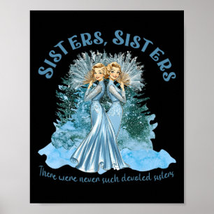 Sisters Pajamas Holiday White Christmas Movie 1954 Poster