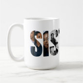Sisters Photo Collage Coffee Mug Gift Kaffeetasse (Links)