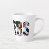 Sisters Photo Collage Latte Mug Gift Milchtasse (Rechts)