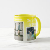 Sisters Photo Collage with Names, Best Therapy Tasse (VorderseiteRechts)