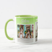 Sisters Photo Collage with Names, Best Therapy Tasse (Links)