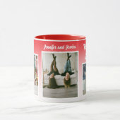 Sisters Photo Collage with Names, Best Therapy Tasse (Zentrum)