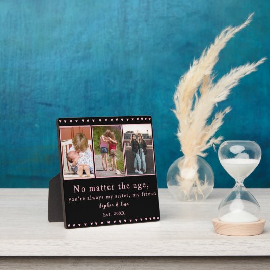 Sisters Photo Mug Plaque – Personalized Gift Fotoplatte (InSitu)