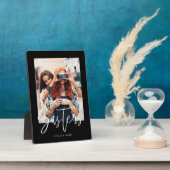 Sisters Pinsel Modernes Foto Layout Schwarz Fotoplatte (Seite)