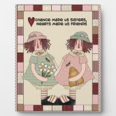 Sisters Poem Plaque Fotoplatte (Vorderseite)