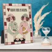 Sisters Poem Plaque Fotoplatte (Seite)