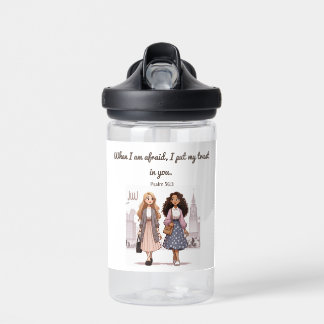 sisters preaching bottle of water  trinkflasche