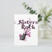 Sisters Rock Postkarte (Stehend Vorderseite)