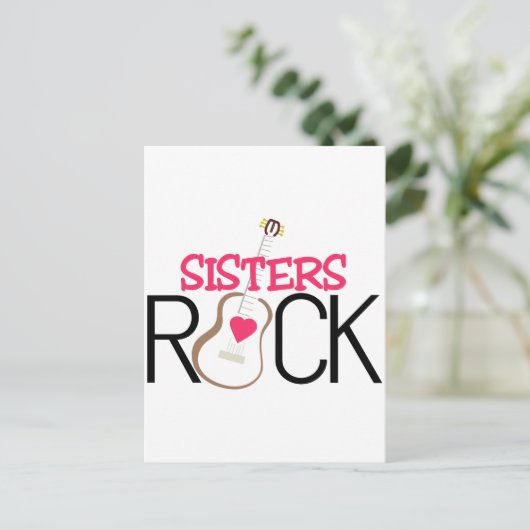 Sisters Rock Postkarte (Stehend Vorderseite)
