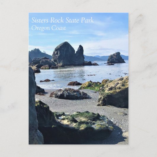 Sisters Rock State Park Oregon Coast Postkarte (Vorderseite)