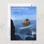 Sisters Rock State Park Oregon Coast Postkarte (Vorne/Hinten)
