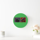 Sisters Runde Wanduhr (Zuhause)