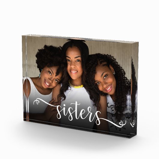 Sisters Script Foto Block (Rechts)
