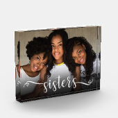 Sisters Script Foto Block (Links)