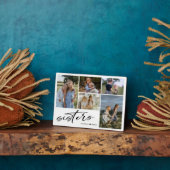 Sisters Script | Foto Collage Sisters Fotoplatte (Seite)