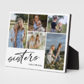 Sisters Script | Foto Collage Sisters Fotoplatte (Seite)