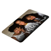Sisters Script Foto Magnet (Linke Seite)