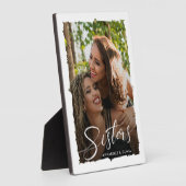 Sisters Script Modernes Foto Fotoplatte (Seite)