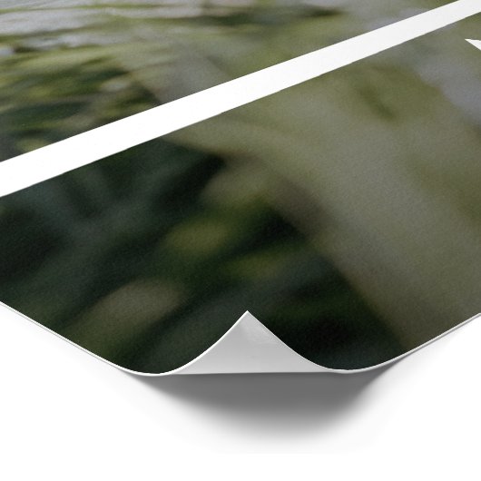 Sisters Script Modernes Foto Poster (Ecke)