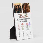 Sisters sind verschiedene Blume benutzerdefinierte Fotoplatte (Seite)