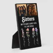 Sisters sind verschiedene Blume benutzerdefinierte Fotoplatte (Seite)