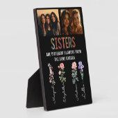 Sisters sind verschiedene Blume benutzerdefinierte Fotoplatte (Seite)