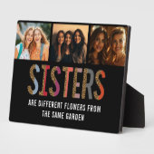 Sisters sind verschiedene Blume benutzerdefinierte Fotoplatte (Seite)