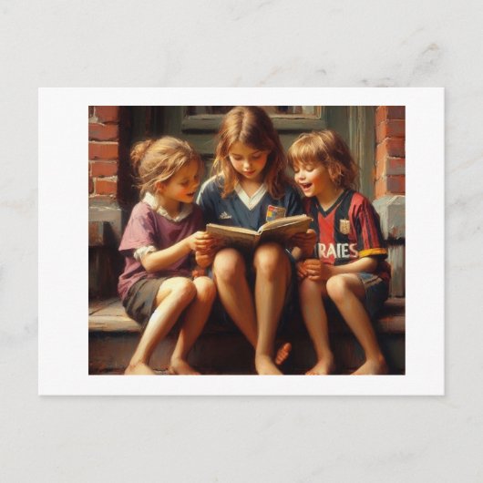 Sisters the Reader Postkarte (Vorderseite)
