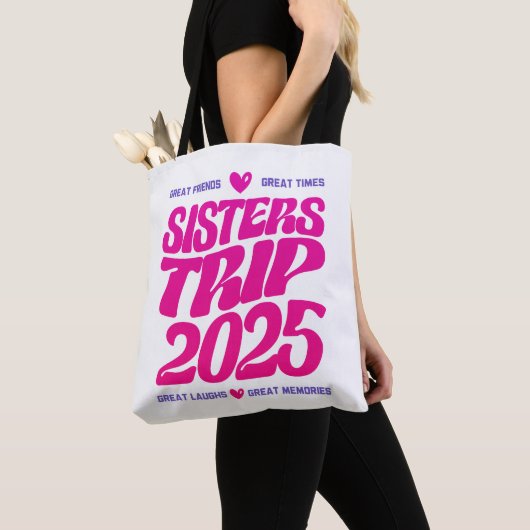 Sisters Trip 2025 Vacation Vibe Matching Liebe Tasche (Von Nahem)