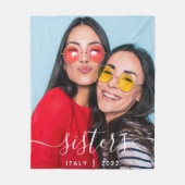 Sisters Vacation Fleece Blanket (Vorderseite)