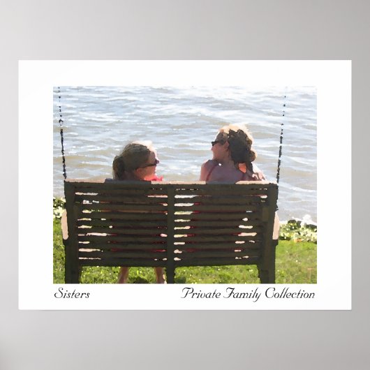 Sisters Watercolor Poster (Vorne)
