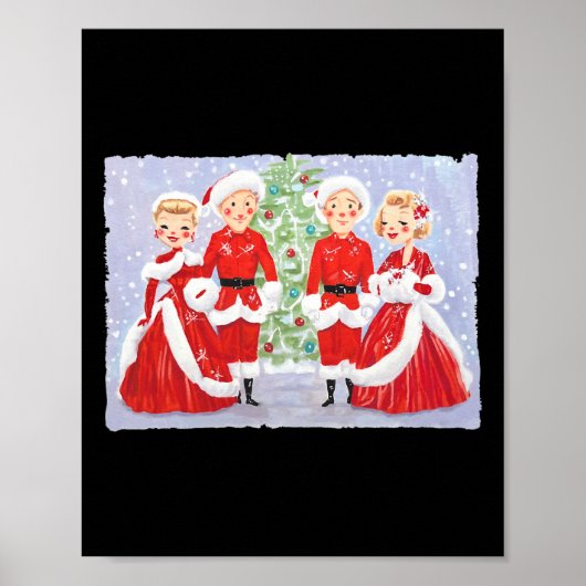 Sisters White Christmas Movie 1954 Holiday Xmas Sn Poster (Vorne)