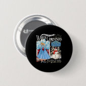 Sisters White Christmas Movie 1954 Pajamas Holiday Button (Vorne & Hinten)