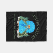 Sisters White Christmas Movie 1954 Pajamas Holiday Fleecedecke (Vorderseite (Horizontal))