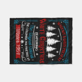 Sisters White Christmas Movie 1954 Pajamas Holiday Fleecedecke (Vorderseite (Horizontal))