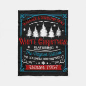 Sisters White Christmas Movie 1954 Pajamas Holiday Fleecedecke (Vorderseite)