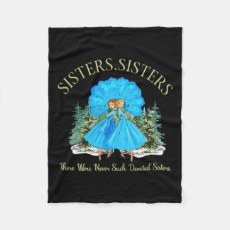 Sisters White Christmas Movie 1954 Snow Xmas Holid Fleecedecke