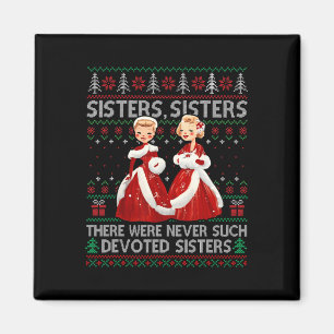 Sisters White Christmas Movie 1954 Xmas Holiday Pa Magnet