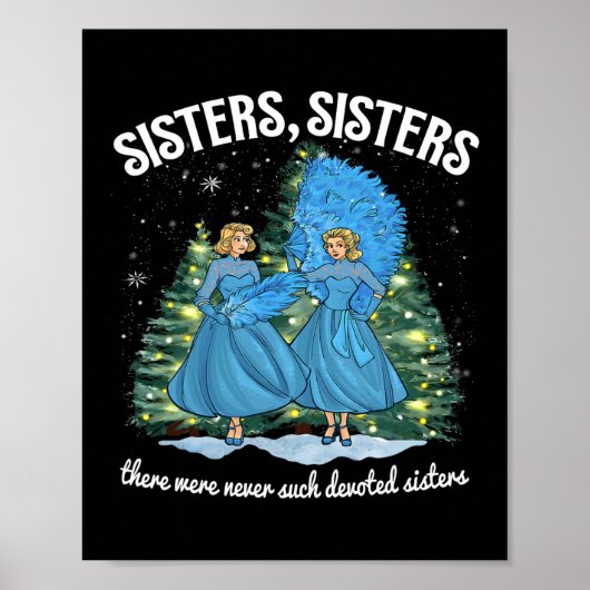 Sisters White Christmas Movie 1954 Xmas Snow Holid Poster (Vorne)