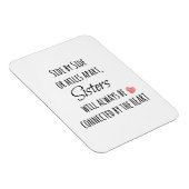 Sisters Zitat Magnet (Rechte Seite)