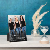Sisters zitieren Moderner Spaß Cool Fotoplatte (Seite)